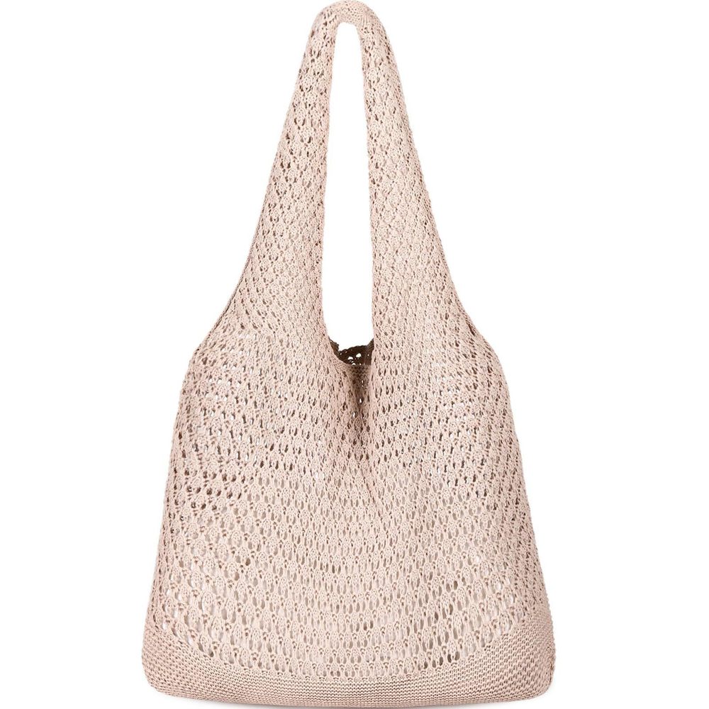 Crochet Bags, Beach Mesh Tote Bag Shoulder Shoing Handbag Casual ^_^